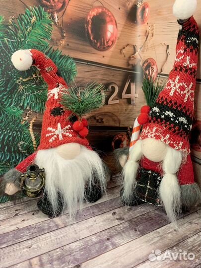 Новогодние гномики очаровашки