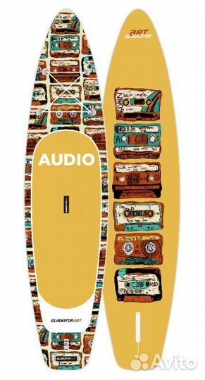 SUP Board gladiator ART 12.6 желтый