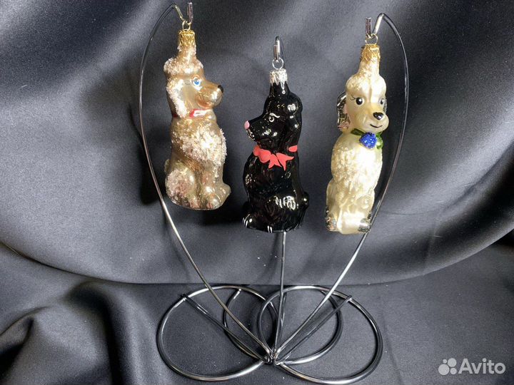 Игрушки стекло Чехия новые