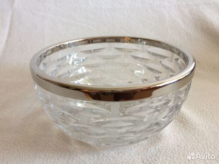 Хрустальная ваза для фруктов