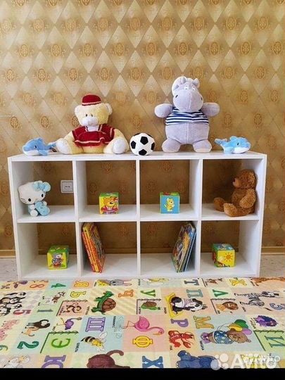 Полки стеллаж для игрушек