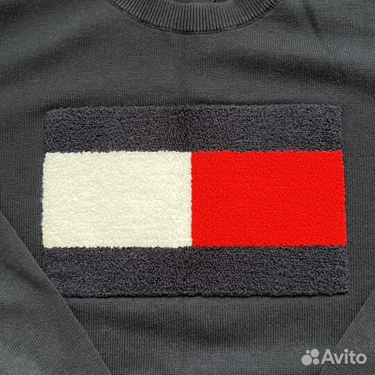 Свитер tommy hilfiger flag sky captain (big logo)