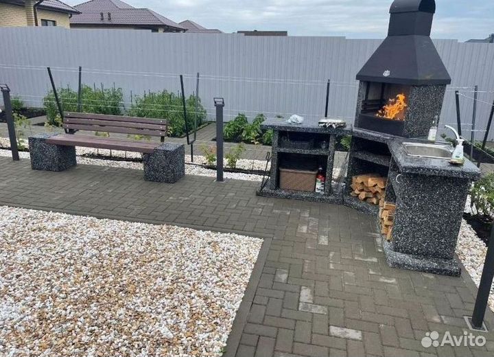 Модульная печь барбекю