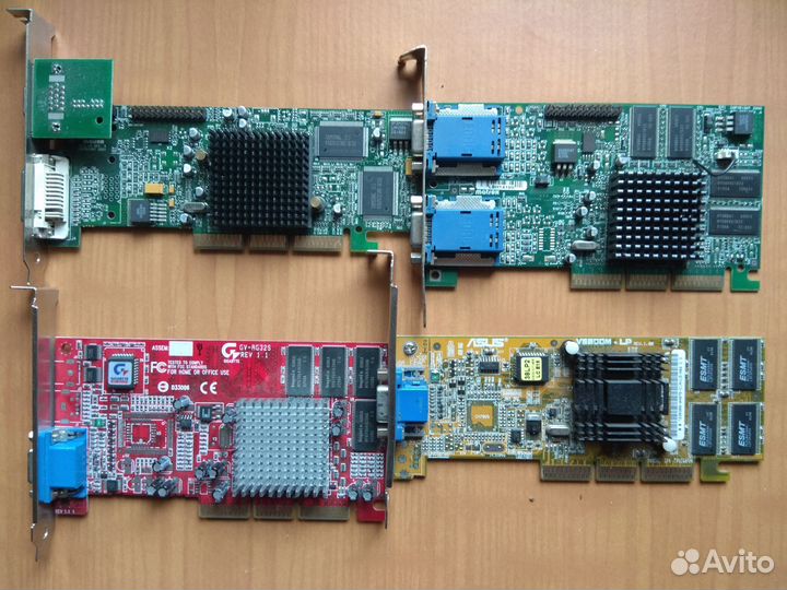 Agp видеокарты ретро