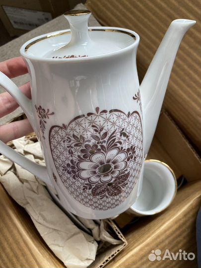 Сервиз кофейный вербилки новый