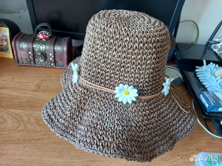 Шляпа из рафии Летняя