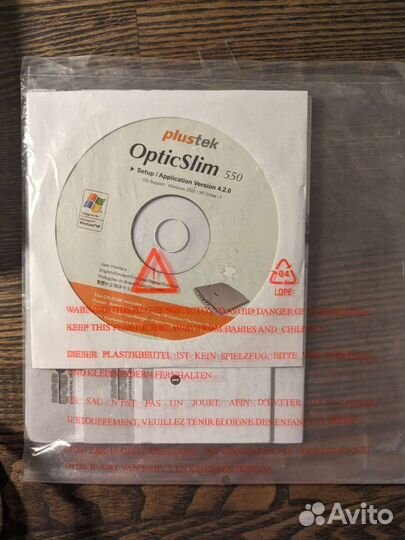 Сканер Plustek OpticSlim 550