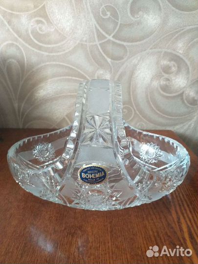 Вазы хрусталь Богемия Чехословакия