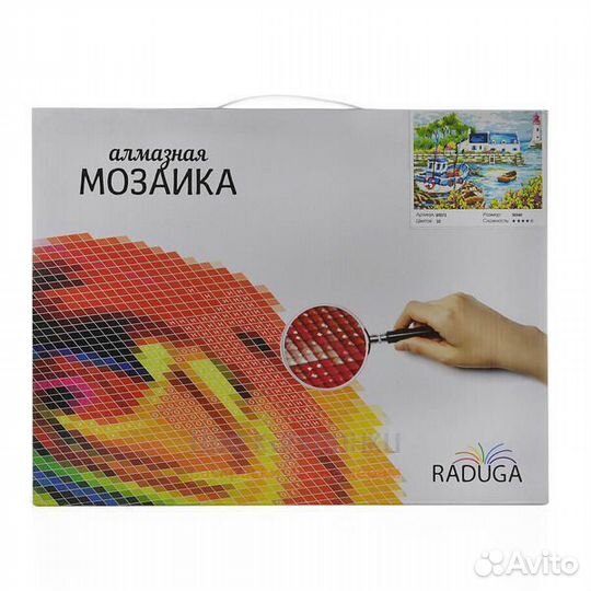 Алмазная мозаика 40x50 Герберы, крыжовник