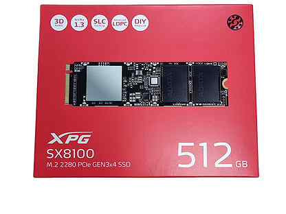 Диск SSD M.2 Type 512GB adata ASX8100NP-512GT-C XP