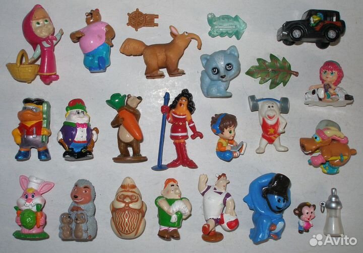 Капсулы и игрушки киндер сюрприз и др