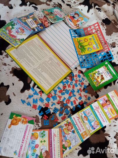 Азбука, прописи, книги + уч пособия