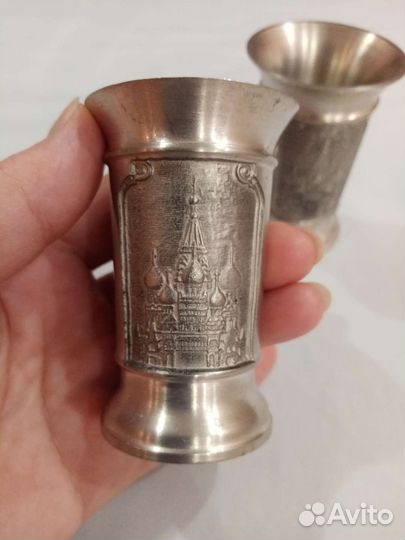 Стопки, рюмки олово Германия