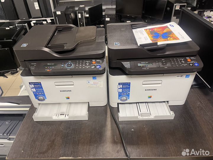 Цветное лазер. мфу Samsung Xpress C460FW с wifi
