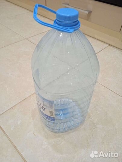 Бутылки для воды 5 литров чистые