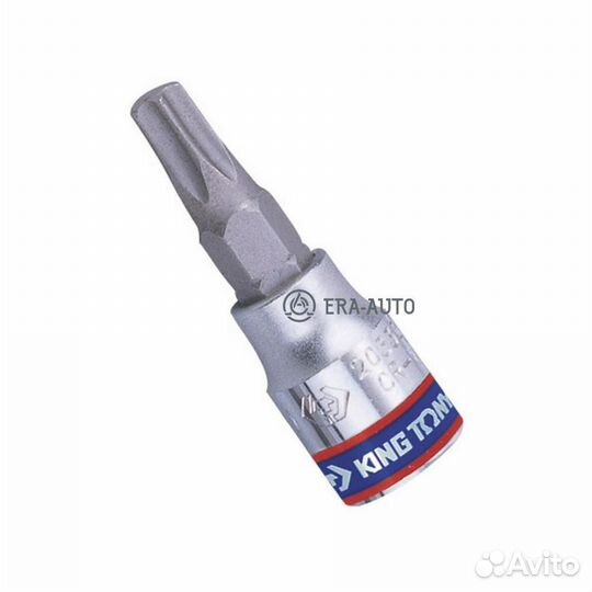 King tony 203730 Насадка (бита) торцевая 1/4, torx, T30, L 37 мм, с отверстием