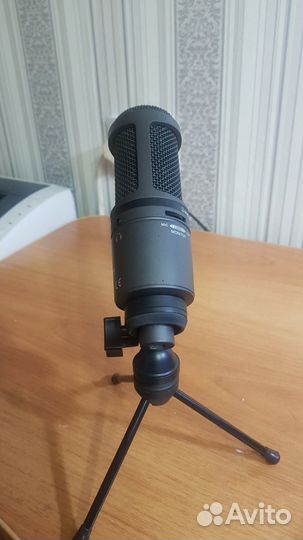 Микрофон студийный audio-technica AT2020USB+