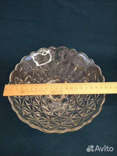 Фруктовница/конфетница стекло