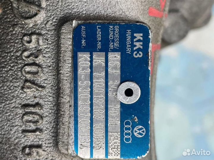 Турбина 06J145701L