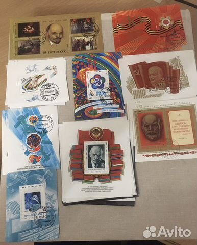 Блоки и марки СССР