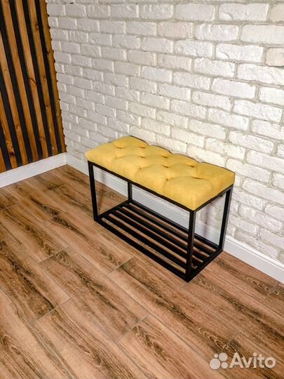 Банкетка в прихожую лофт