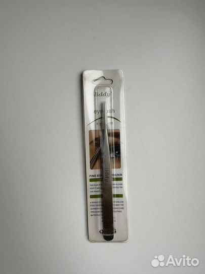 Прямой пинцет для наращивания ресниц новый