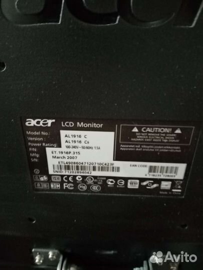 Монитор Acer
