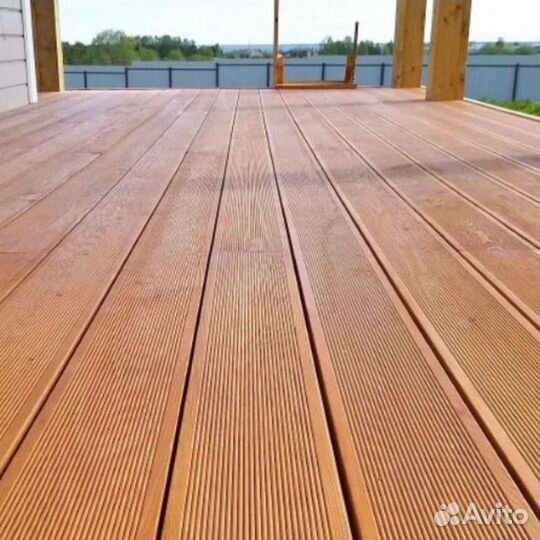 Терасная доска вельвет лиственница окрашенная