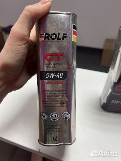 Масло моторное Масло rolf 5W40 1л