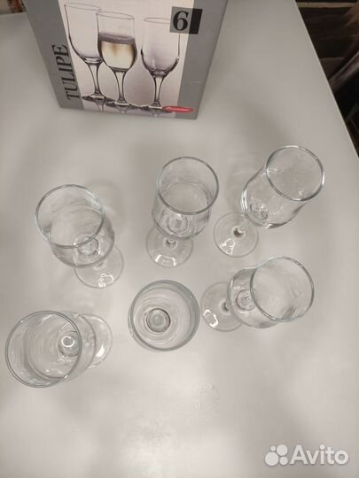 Бокалы для шампанского Pasabahce 6шт новые