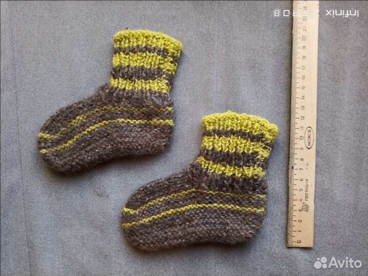 Детские носочки, пинетки шерстяные