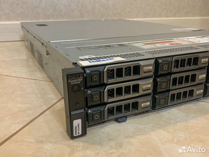 Сервер Dell R730xd 12LFF 2x E5-2630v4 16GB