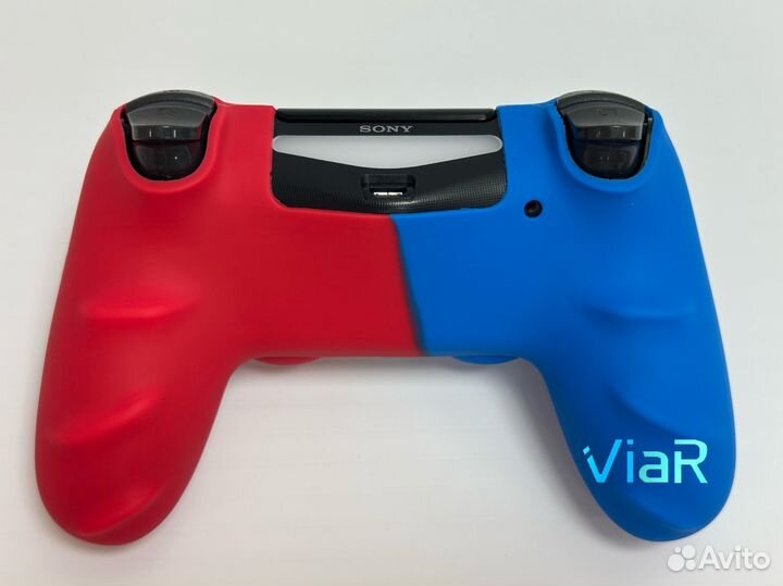 Чехол Красно-Синий+накладки (PS4) NEW