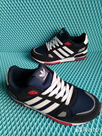 Кроссовки adidas zx 750 navy Red мужские 41-45