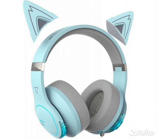 Компьютерная гарнитура Edifier G5BT Cat голубой/се