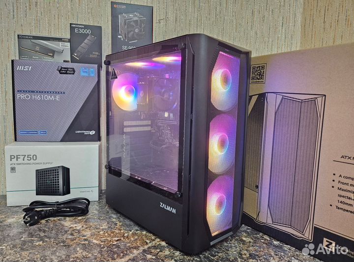 Новый мощный 12400F + DDR5 + новая RTX 4070