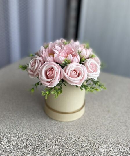 Букет из мыльных цветов