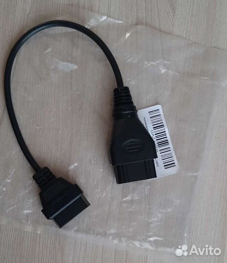 Диагностический переходник obd2 на газ 12 PIN