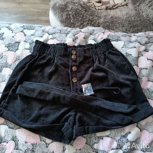 Шорты вельветовые