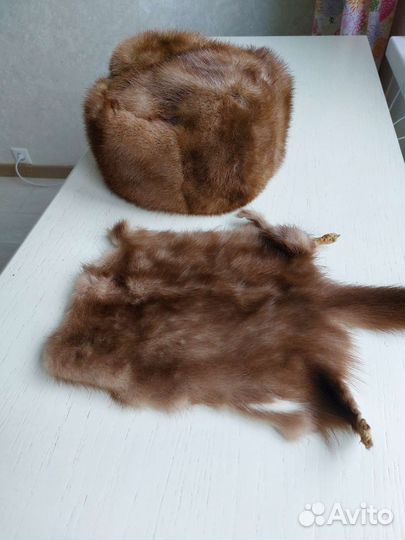 Шапка норковая обманка 56-59