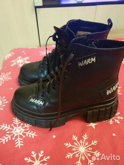 Ботинки зимние женские 37 размер новые