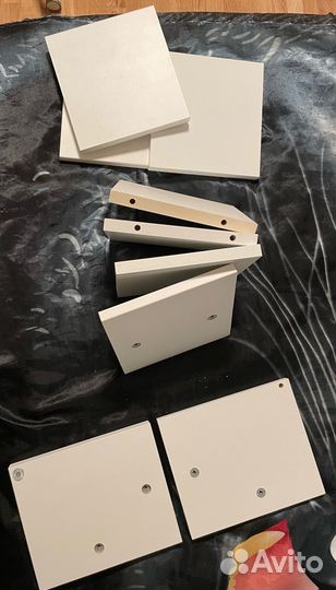 Полочки мебельные мдф белые AGT