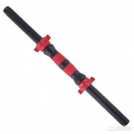 Гриф гантельный Voitto 45 см (металлопластиковый)