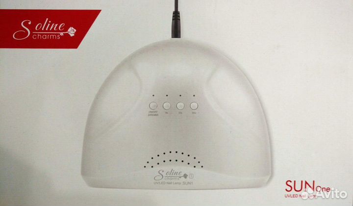 Лампа Soline Charms UV/LED-лампа SUN 1 ONE 24/48вт