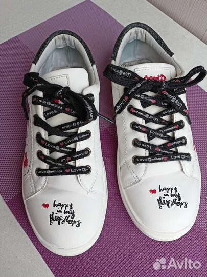 Кеды белые для девочки 36 размер