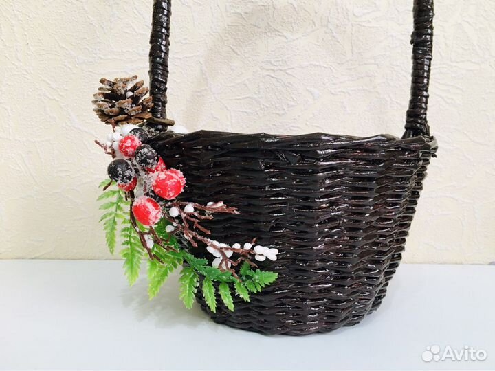 Корзина плетеная