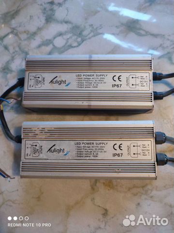 Блок питания на 12В,влагостойкий на два выхода