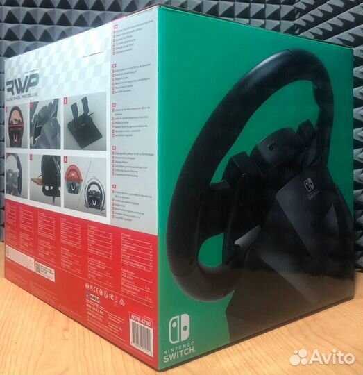 Nintendo Switch Руль Hori Racing wheel pro Deluxe