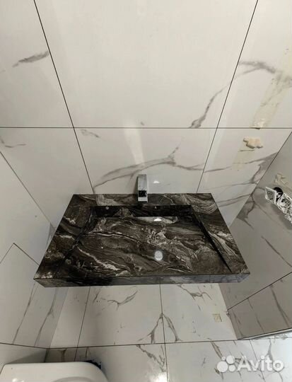 Раковина из керамогранитной плитки