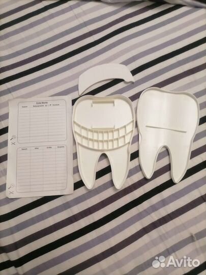 Коробка для хранения детских волос, бирки, зубов